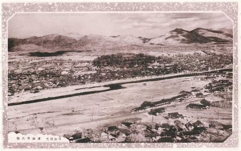 ok1640-Tsuyama View 津山市大観 津山風光