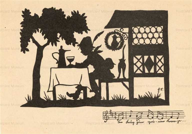 sib695-Fairy Tale Music Silhouette