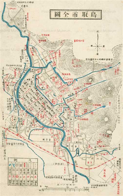 tot480-Map 地図 鳥取市全図