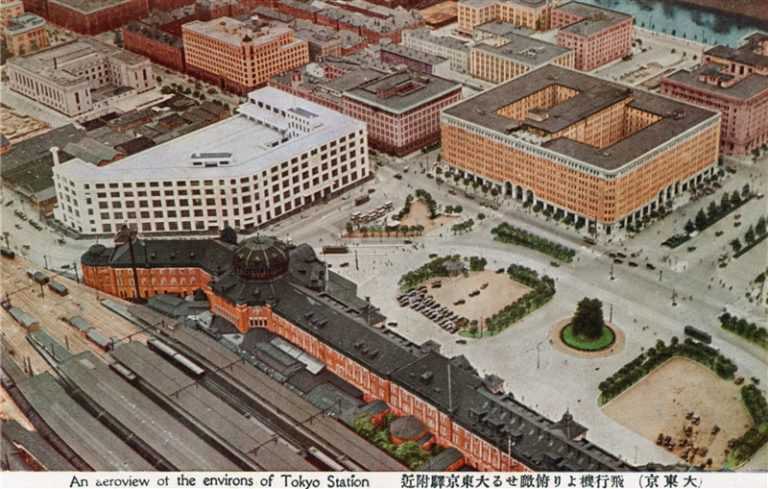 tsc130-Aeroview Tokyo Station 俯瞰 大東京駅付近