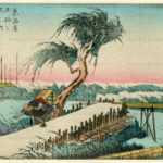 Amazon.co.jp: 東海道五十三次四日市 黄綬褒章受章者制作 銅版画