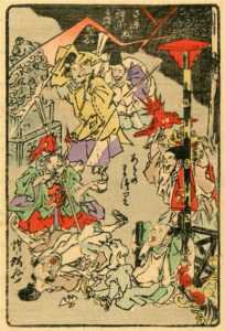 ukk731-暁斎 狂斎百図 二 触らぬ神に祟りなし 後の祭