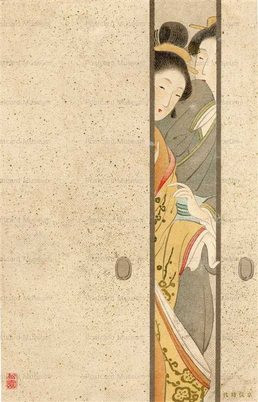 和田三造、【柿の小枝】、希少な大判額装用画集より、豪華限定版 - 絵画