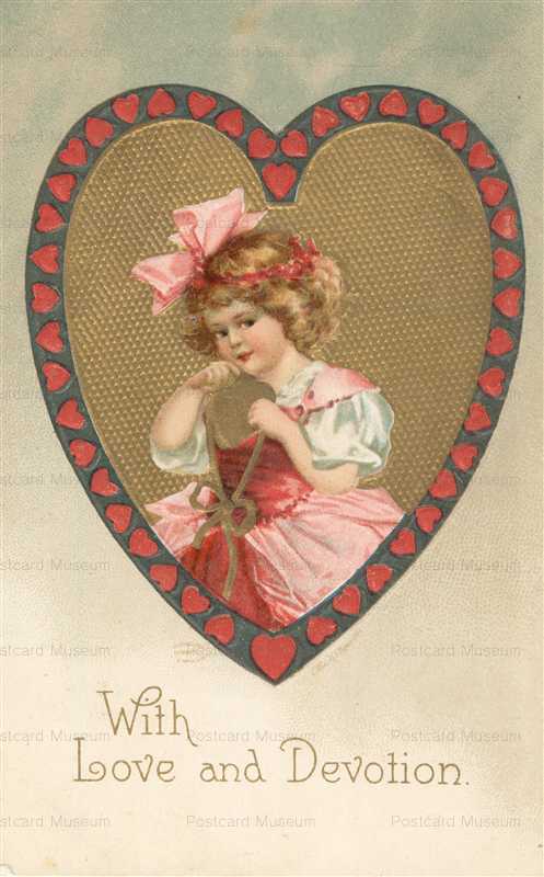 v805-Valentine's Day Girl in Heart Love