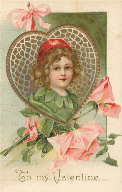 v820-Valentine's Day Girl Roses