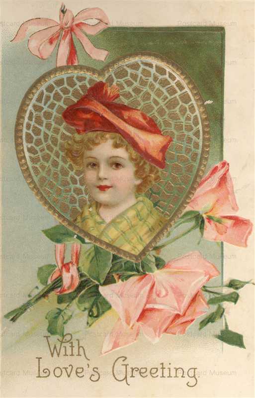 v822-Valentine's Day with Love's Greeting