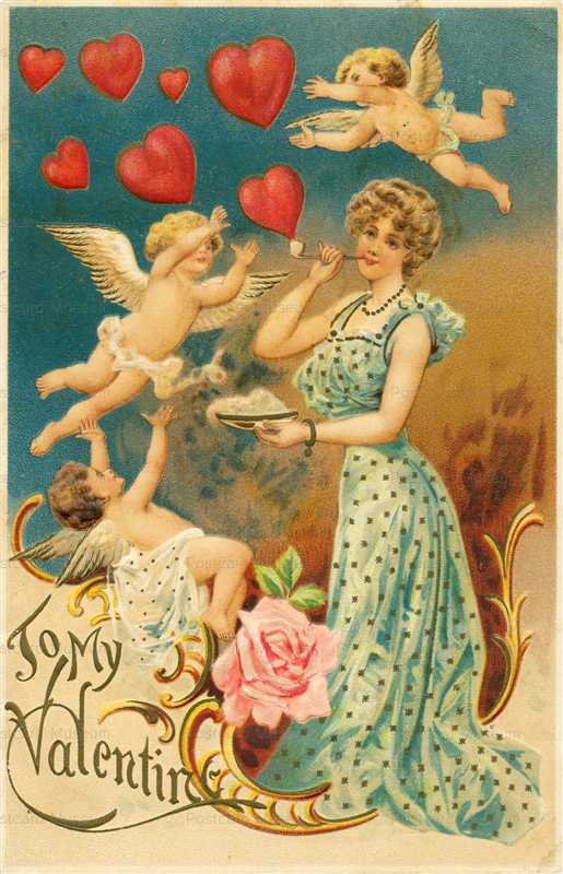 vl415-Valentine's Day to My Valentine Bubble Heart