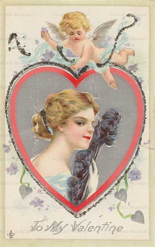 vl540-Valentine Cupid Heart