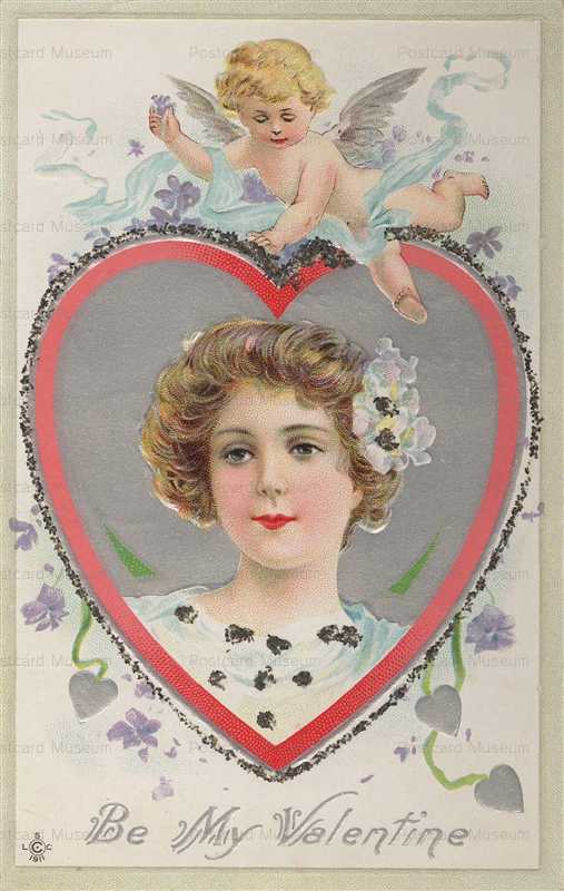 vl541-Valentine Cupid Heart