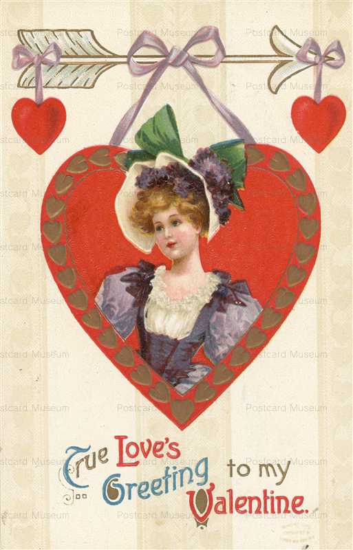 vl553-Valentine IAP Heart Girl Pueple Dress