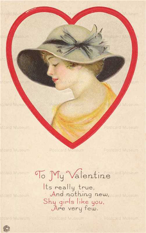 vl795-Valentine's Day Heart Woman Hat