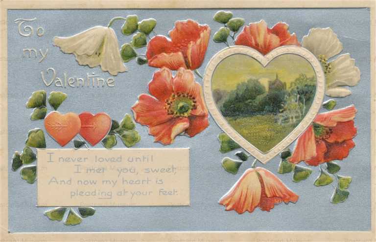 vl915-Valentine Flower Basket