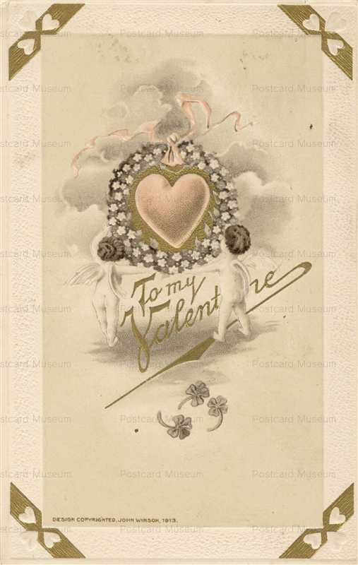 vl974-Valentine Cupid  Design John Winsch
