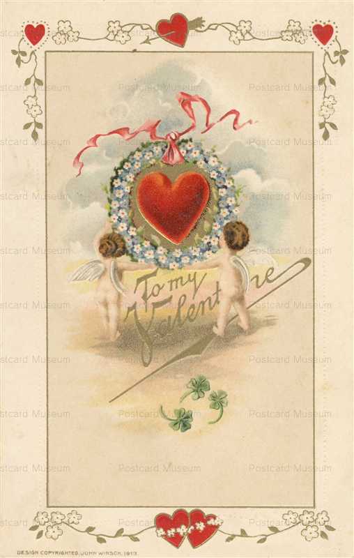 vl976-Valentine Cupid  Design John Winsch