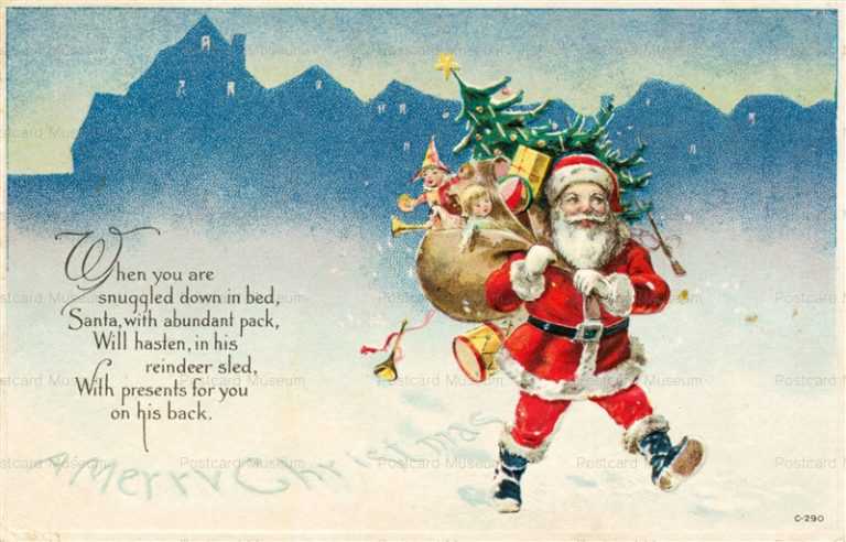 xm550-Santa Claus with Toys Doll