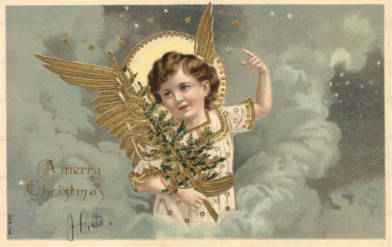 xm640-Merry Xmas Angel