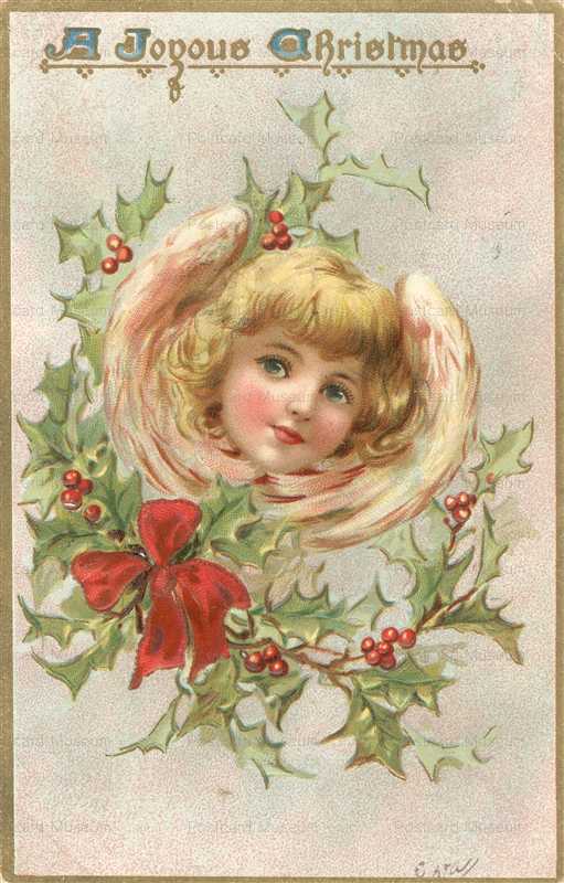 xm655-Christmas Angel Raphael Tuck & Sons