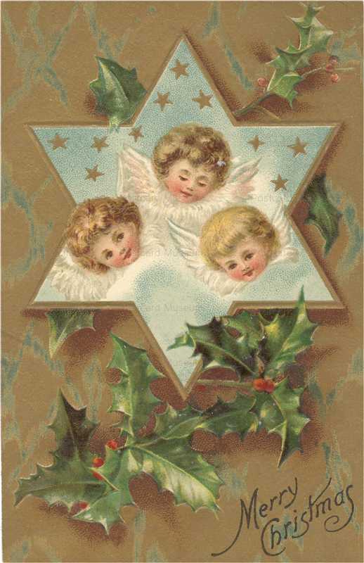 xm665-Christmas Angel Baby Face