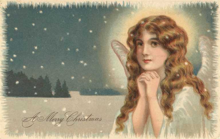 xm860-Christmas Angel Woman