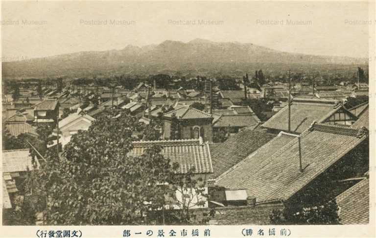 lg257-Maebashi City Gunma 前橋市全景の一部 群馬 前橋名勝