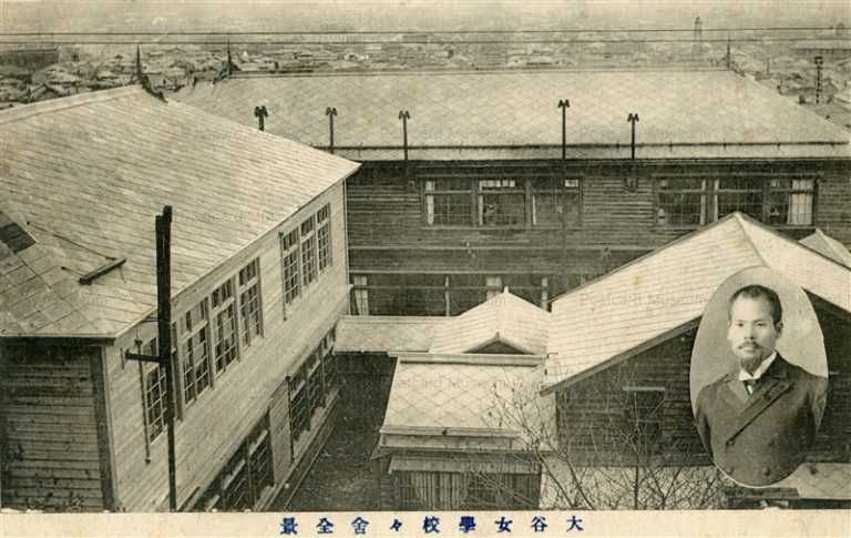 kob720-Otani Girls School Kyoto 大谷女學校々舎全景