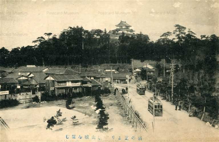 zy134-Wakayama castle 扇の芝より和歌山城を望む