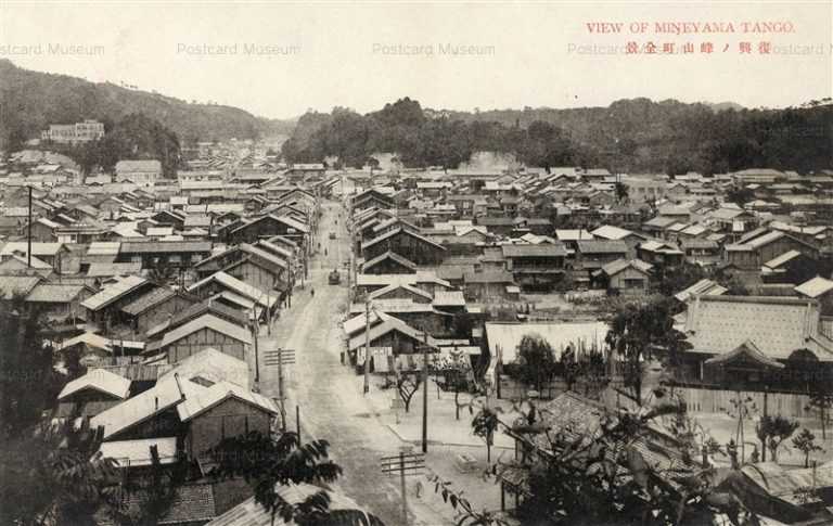 kfb935-Mineyama Tango 復興の峰山町全景 丹後