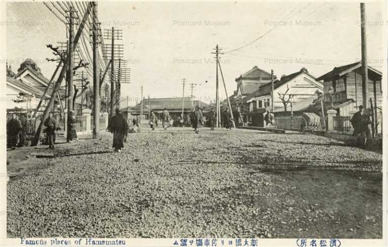uc1515-Hamamatsu 新大橋より停車場望む 浜松