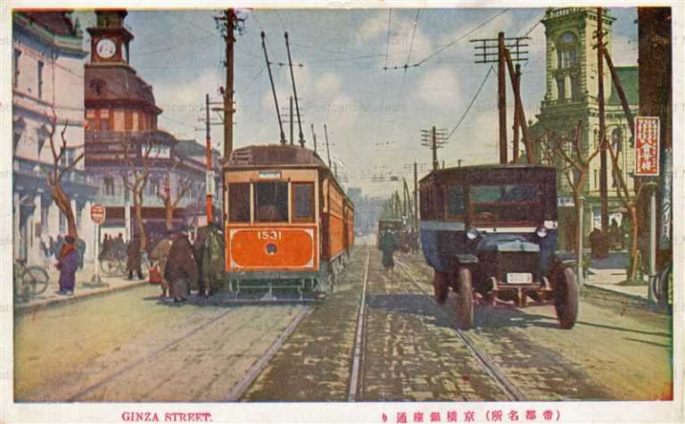 t370-Ginza Street,Tokyo 帝都名所 京橋銀座通り
