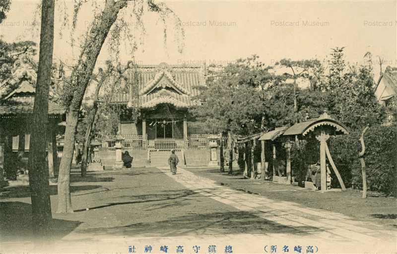 lg645-Takasaki Jinja Gunma 總鎭守高崎神社 群馬 | 絵葉書資料館