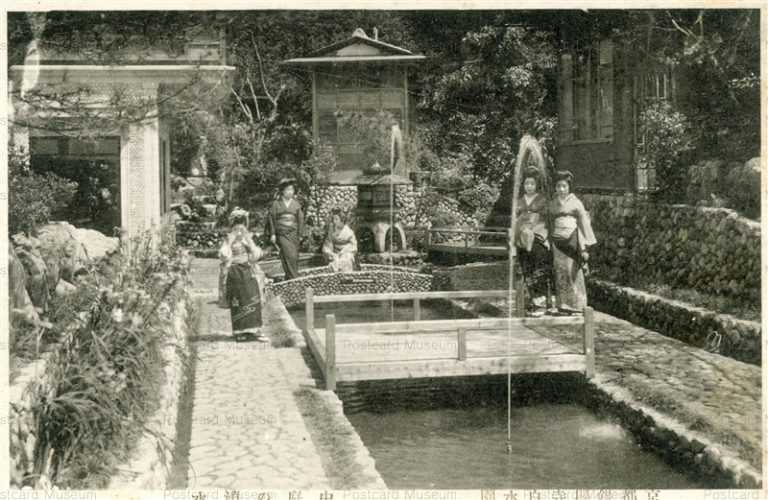 kob248-Kyoto Ginkakuji Hakusuien 京都銀閣寺白水園 中庭の濆水