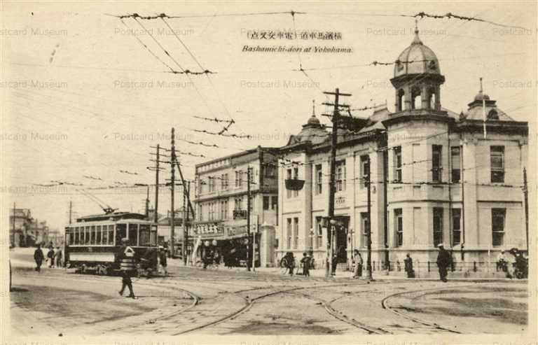 yob150-Bashamichi Dori Yokohama 横浜馬車道 電車交差点