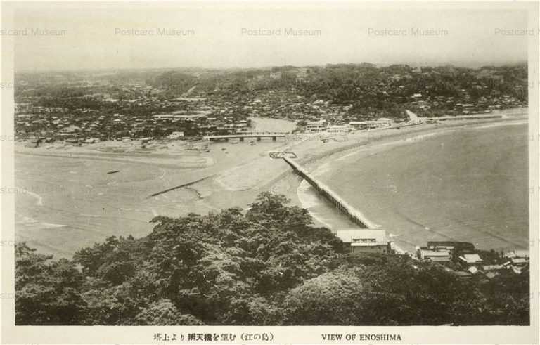 la415-Enoshima 塔上より弁天島を望む江の島