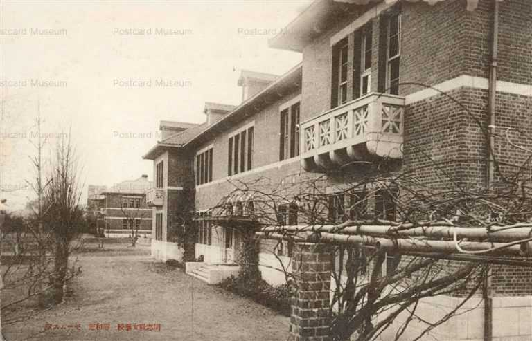 kob683-Girl's School Doshisha 同志社女学校 静和館 ゼームス館