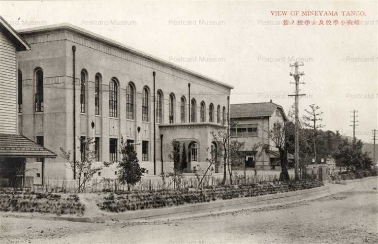 kfb960-Mineyama Girls School 峰山小學校 女學校の景 丹後