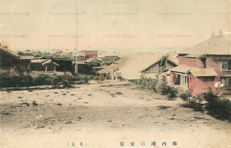 朝鮮鎭南浦港全景 朝鮮 鎭南浦港 鎭南浦 南浦 全景 絵葉書 2枚