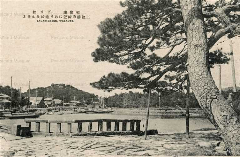 zy215-Wakanoura 下り松 三段橋の附近にあり老松枝を垂る