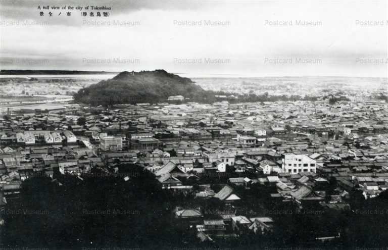 xt347-Full view Tokushima 徳島名勝 市の全景