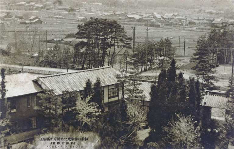 kob286-Kosenrin Yamashina 王雲台から光泉林の前林望む　山科