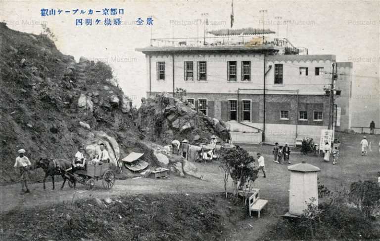 kob355-Eizan Cable Car 叡山ケーブルカー京都口 四明ヶ嶽驛 全景