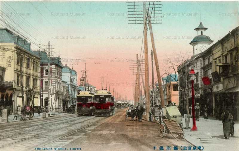 絵画 492 油絵/風景/街景/東京/銀座通り/銀座/P20号