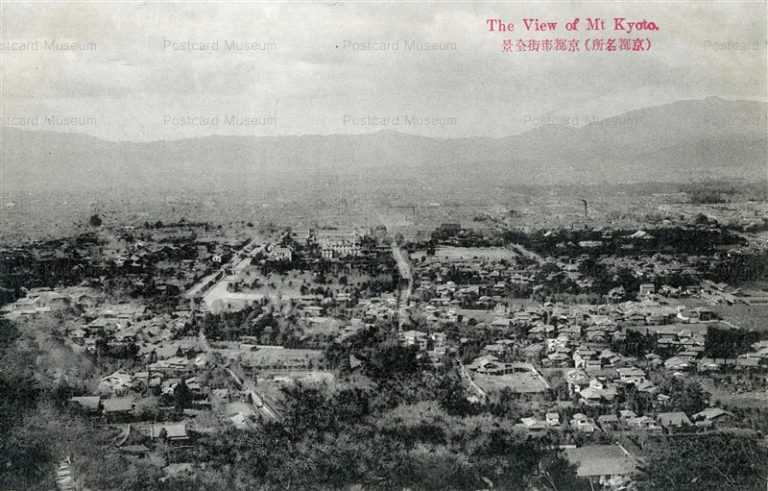 kob293-View of Mt Kyoto 京都市街全景 京都名所