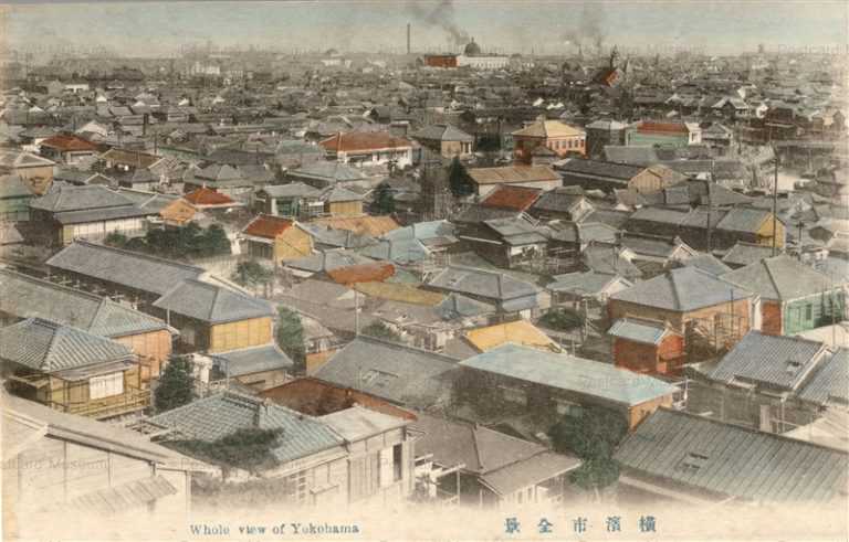yb190-Whole View of Yokohama 橫濱市全景