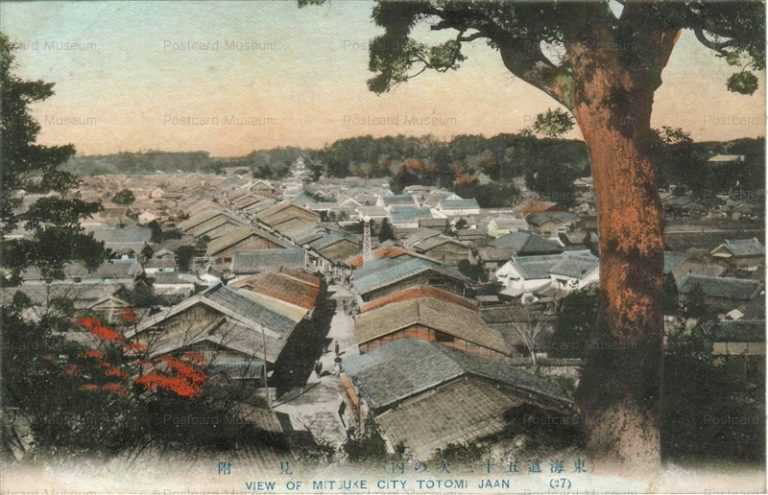 uc1744-Mitsuke City Totomi 東海道五十三次 見付 磐田市