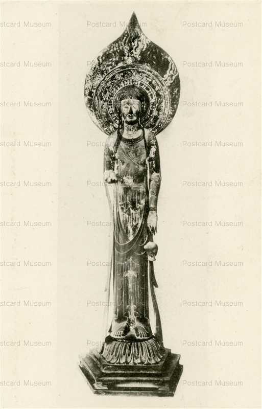 cl050-Kudara Kannon Kondo Horyuji Nara No.7 百済観音 法隆寺