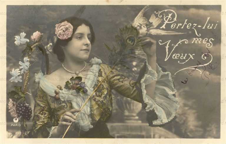 el255-Portez lui mes Voeux voyagee en 1904