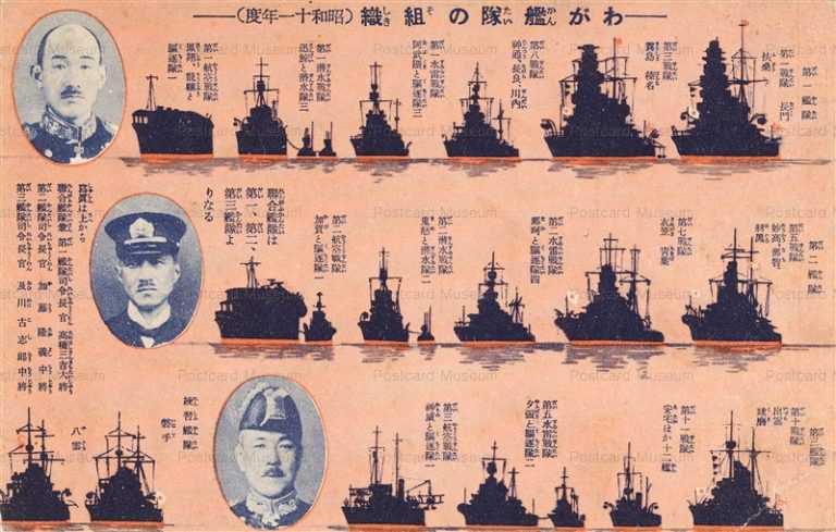 gn490-わが艦隊の組織 昭和十一年度