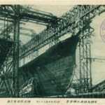 gn498-昭和5年-軍艦-高雄進水