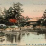 アートポスター：８２飛び石とアガパンサスのある庭園 hi660-Asano-Sentei-Garden-