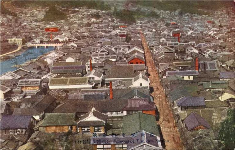 nac820-Sasebo 佐世保市街全景 長崎